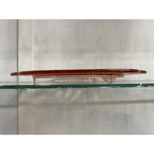 Load image into Gallery viewer, 1930s Jeanette Adam Pink Depression Glass Square Footed Serving Plate, Cake Plate