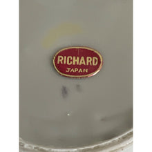 Load image into Gallery viewer, 1950s Japanese Richard Demitasse Cappuccino Floral Teacup and Saucer Set