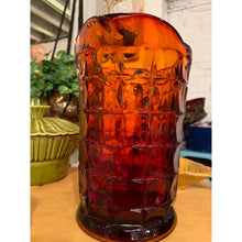 Load image into Gallery viewer, Vintage Tiara Constellation Sunset Red Glass Pitcher