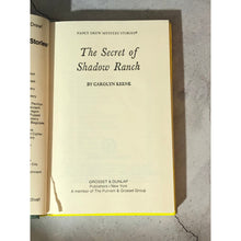 Load image into Gallery viewer, 2002 Nancy Drew The Secret Of Shadow Ranch By Carolyn Keene