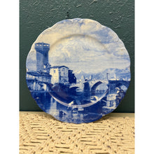 Load image into Gallery viewer, Italian Blue on White French Country Plate
