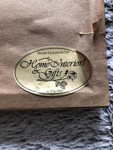 Load image into Gallery viewer, Home Interiors Picture Little Blonde Girl with Rose Bud in Oval Mat Gold Wooden 20" x 16" Frame