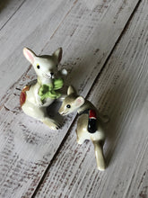 Load image into Gallery viewer, Miniature Porcelain Mouse Pair Smith Western Made in Japan