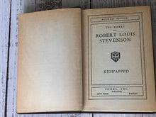 Load image into Gallery viewer, 1940s Books Inc. Publishers Art-Type Edition The Works of Robert Louis Stevenson Kidnapped