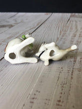 Load image into Gallery viewer, Miniature Porcelain Mouse Pair Smith Western Made in Japan