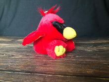 Load image into Gallery viewer, 1999 Purr-fection Cushy Critter by MJC. A Baby Cardinal Named "Bandit" Style #2849