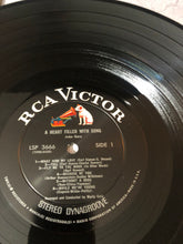Load image into Gallery viewer, 1966 RCA Victor Dynagroove Recording John Gary A Heart Filled With Song LP Record Album Viny