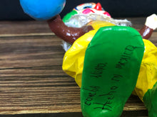 Load image into Gallery viewer, Vintage Hecho En Mexico Paper Mache Clown Figurine Holding Ball