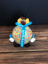 Load image into Gallery viewer, Vintage Murano Art Glass Round Clown, Murano Glass Ball Clown, Hand Blown Murano Glass Clown, Made in Italy