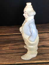 Load image into Gallery viewer, Vintage Blue and White Porcelain Clown With Hand In Pocket Figurine