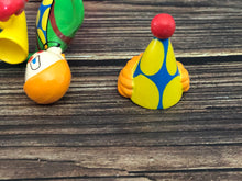 Load image into Gallery viewer, Vintage Kid Galaxy Bendos Figurine Clown with Horn Toots Clown Style #007, Bendos Action Figure Clown