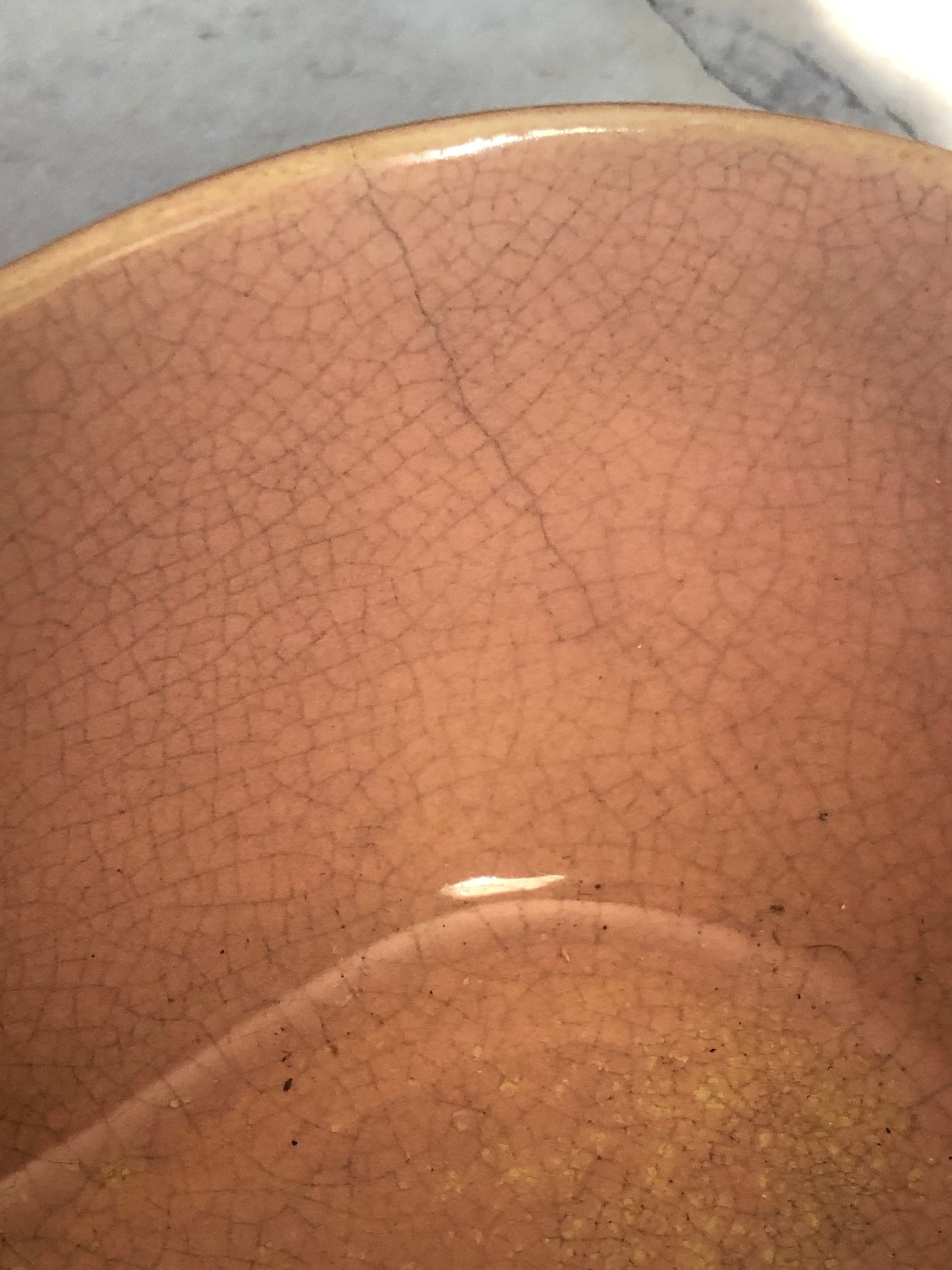 MCM 1940s Red Wing Pottery Pink Pear Shaped Dish