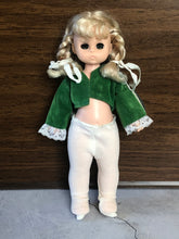 Load image into Gallery viewer, Vintage Playmates Precious Playmates Poseable Jointed Doll in Green, Vintage Collectible Playmates Doll