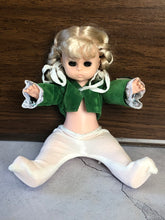 Load image into Gallery viewer, Vintage Playmates Precious Playmates Poseable Jointed Doll in Green, Vintage Collectible Playmates Doll