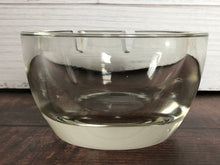 Load image into Gallery viewer, Mid Century Heavy Round Smooth Thick Cut Glass 2.5" Tall Ashtray, Mad Men Round Ashtray, Cigar Tray, Cigarette Tray