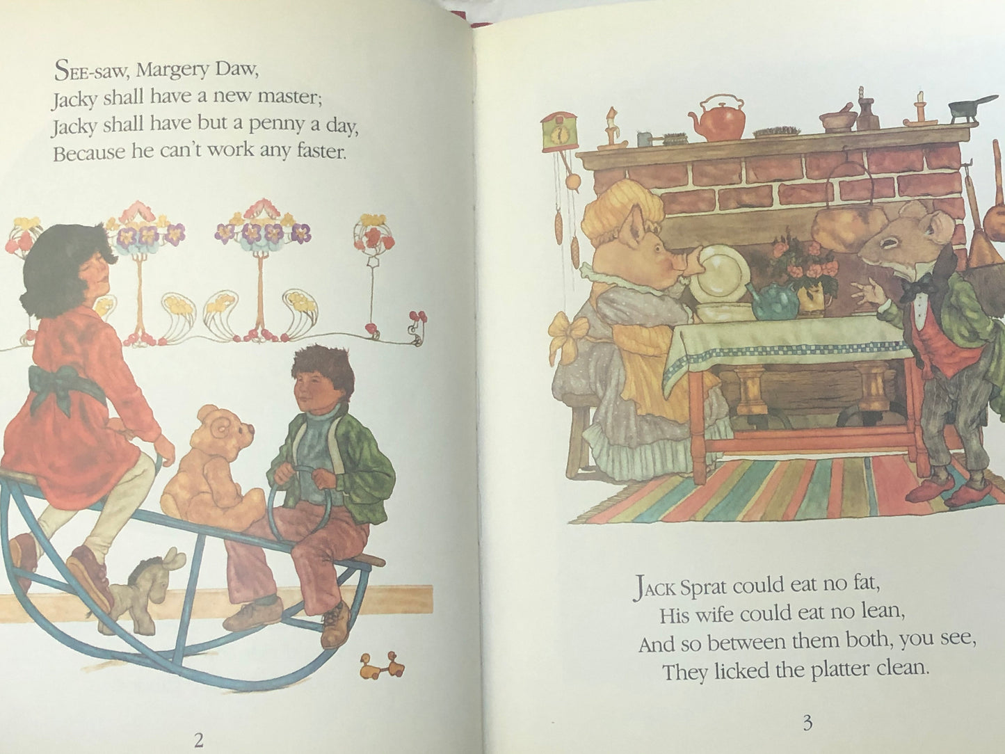 1984 Mother Goose A Collection Of Nursery Rhymes By Michael Hague