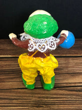 Load image into Gallery viewer, Vintage Hecho En Mexico Paper Mache Clown Figurine Holding Ball