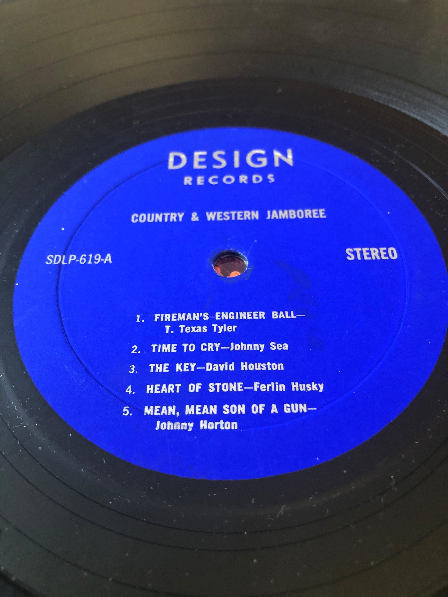 1962 Design Various Country & Western Jamboree DLP-619 LP Vinyl Album Stereo
