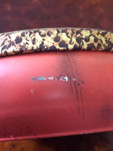 Load image into Gallery viewer, Vintage Daher Tin Fascination Face Powder Round Red Box Made in England Metal Container Vanity Decor Collector Tin Decorated Ware