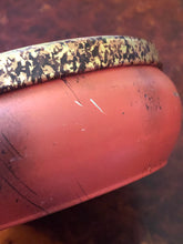 Load image into Gallery viewer, Vintage Daher Tin Fascination Face Powder Round Red Box Made in England Metal Container Vanity Decor Collector Tin Decorated Ware