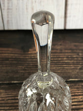 Load image into Gallery viewer, Crystal Cut Leaded Glass Bell, Crystal Dinner Bell, Clear Crystal Glass Bell