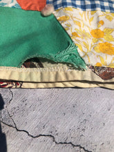 Load image into Gallery viewer, Adorable Vintage Handmade Cotton Fabrics Reversible Doll Quilt and Pillow