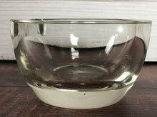 Load image into Gallery viewer, Mid Century Heavy Round Smooth Thick Cut Glass 2.5" Tall Ashtray, Mad Men Round Ashtray, Cigar Tray, Cigarette Tray