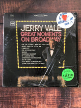Load image into Gallery viewer, 1960s Columbia Jerry Vale Greatest Moments on Broadway CS 9289 LP Record Album Vinyl