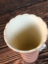 Load image into Gallery viewer, Anchor Hocking Fired-On Pink Vitrock Scalloped Art Deco Glass Table Vase