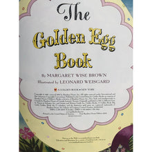 Load image into Gallery viewer, 1975 A Big Little Golden Book The Golden Egg Book by Margaret Wise Brown Illustrated by Leonard Weisgard