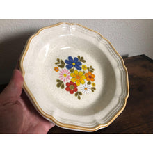 Load image into Gallery viewer, 1970s Vintage Mikasa Garden Club Salad Bowl Spring Bouquet Design EC 405