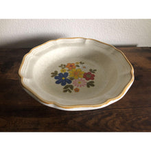 Load image into Gallery viewer, 1970s Vintage Mikasa Garden Club Salad Bowl Spring Bouquet Design EC 405