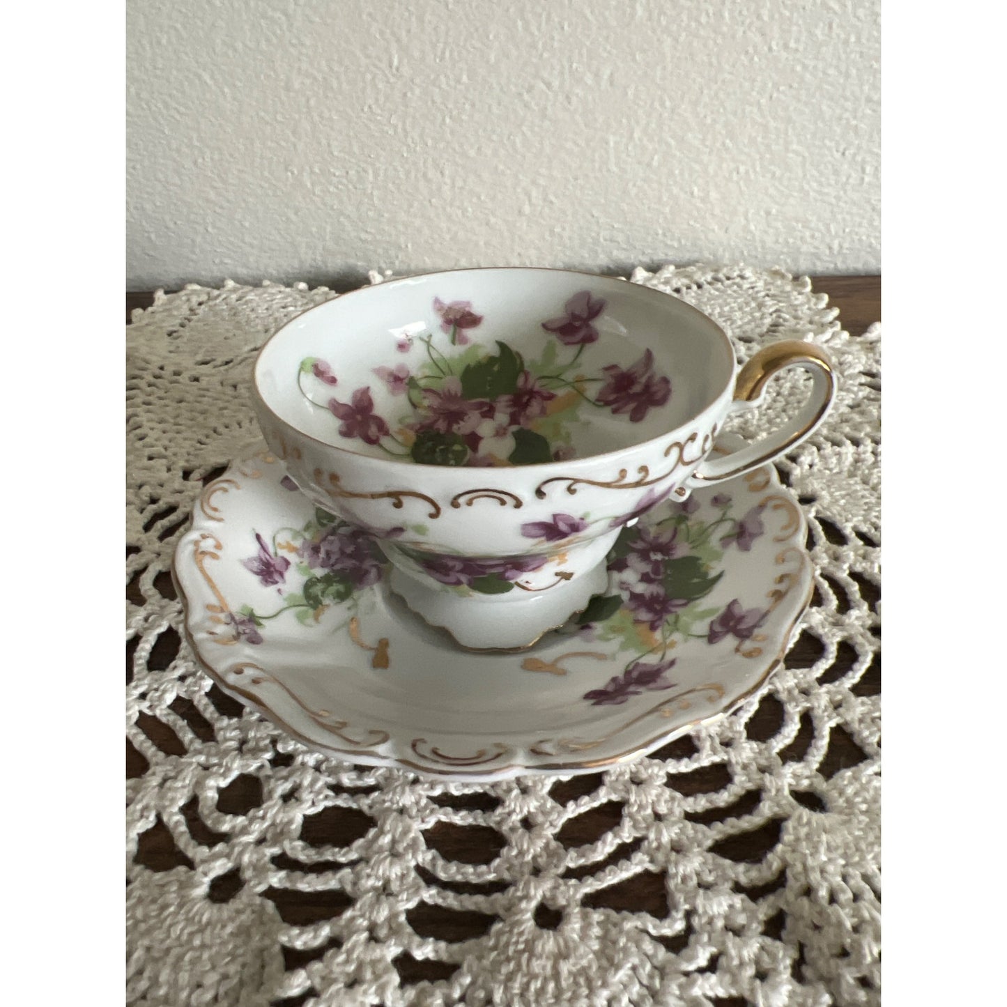 Dani Fancy China Teacup & Saucer Made in Occupied Japan