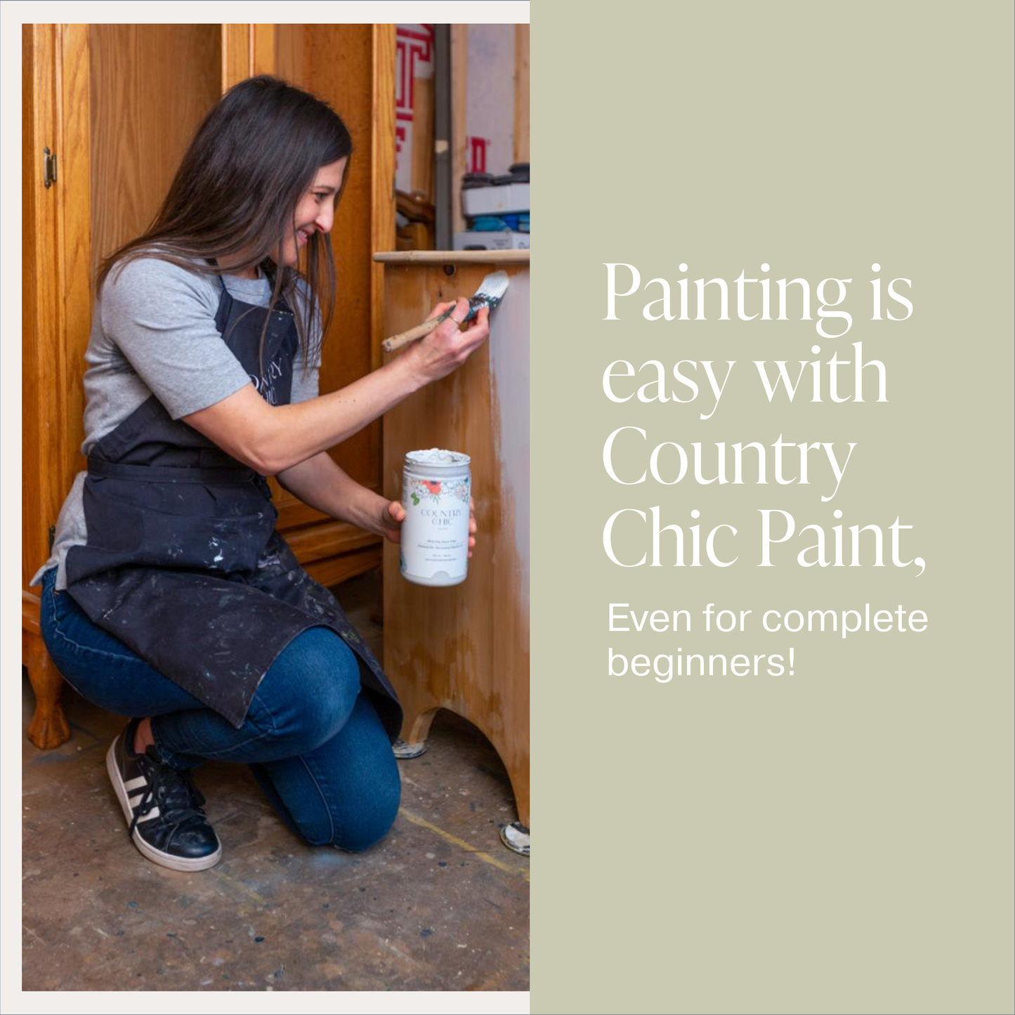 Country Chic Paint - Gentle Meadow - Chalk Style Paint for Furniture & Home Decor