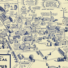Load image into Gallery viewer, Vintage Map of Washington State University, 1946
