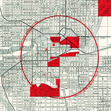 Load image into Gallery viewer, Vintage Map of Spokane Falls, Washington 1890
