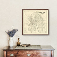 Load image into Gallery viewer, Vintage Map of North Yakima, Washington 1908
