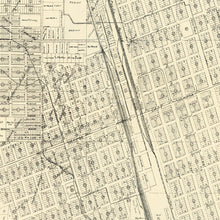 Load image into Gallery viewer, Vintage Map of North Yakima, Washington 1908
