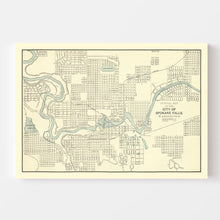 Load image into Gallery viewer, Vintage Map of Spokane Falls, Washington 1895
