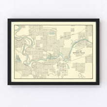 Load image into Gallery viewer, Vintage Map of Spokane Falls, Washington 1895
