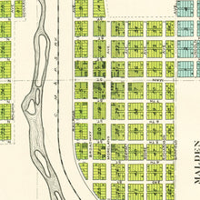 Load image into Gallery viewer, Vintage Map of Malden, Washington 1910
