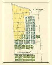 Load image into Gallery viewer, Vintage Map of Farmington, Washington 1910
