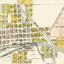 Load image into Gallery viewer, Vintage Map of Garfield, Washington 1910
