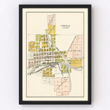Load image into Gallery viewer, Vintage Map of Garfield, Washington 1910
