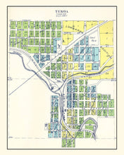 Load image into Gallery viewer, Vintage Map of Tekoa, Washington 1910

