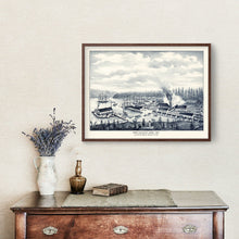 Load image into Gallery viewer, Vintage Map of Port Hadlock, Washington 1889
