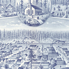 Load image into Gallery viewer, Vintage Map of Roslyn, Washington 1889

