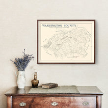 Load image into Gallery viewer, Vintage Map of Washington County, Texas 1920
