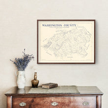 Load image into Gallery viewer, Vintage Map of Washington County, Texas 1920
