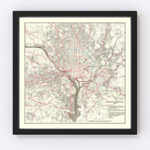 Load image into Gallery viewer, Vintage Map of Washington DC, Washington DC 1959
